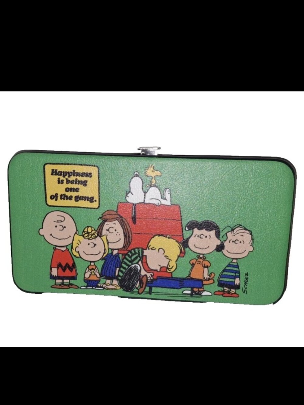 Buckle-Down Peanuts Snoopy Wallet Clutch Hard Case Charlie Brown Gang Licensed
